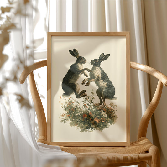 Hares in Bloom