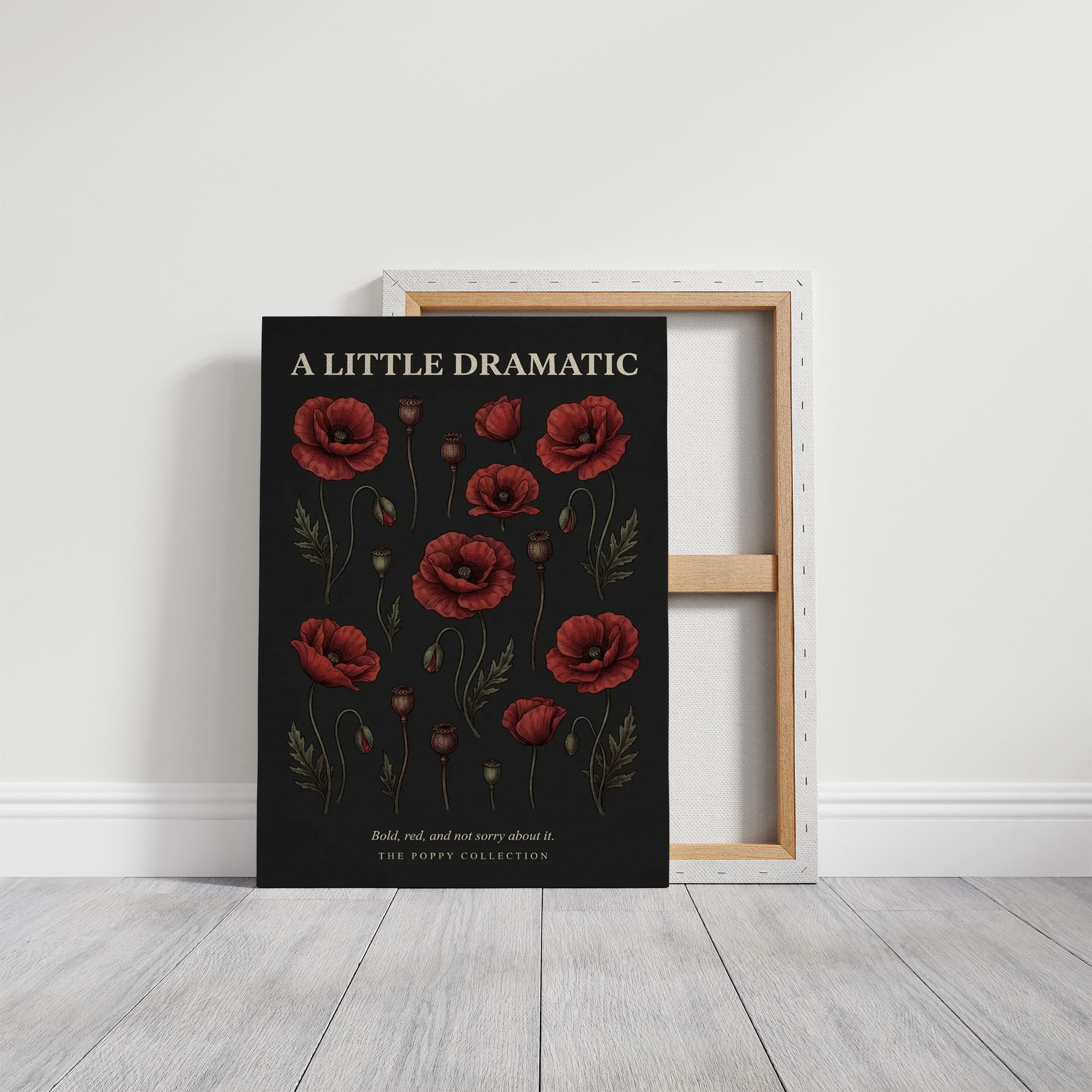 A Little Dramatic: Vintage Poppy Chart