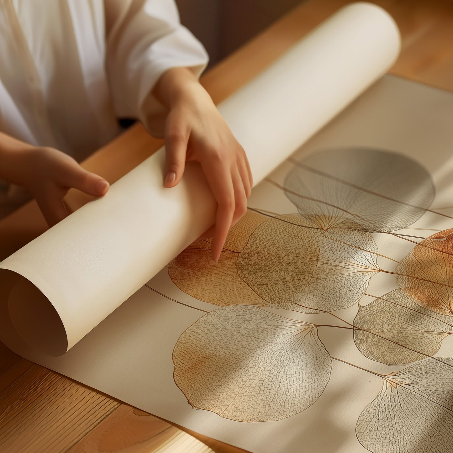 Moonflower Petals Dance In Light