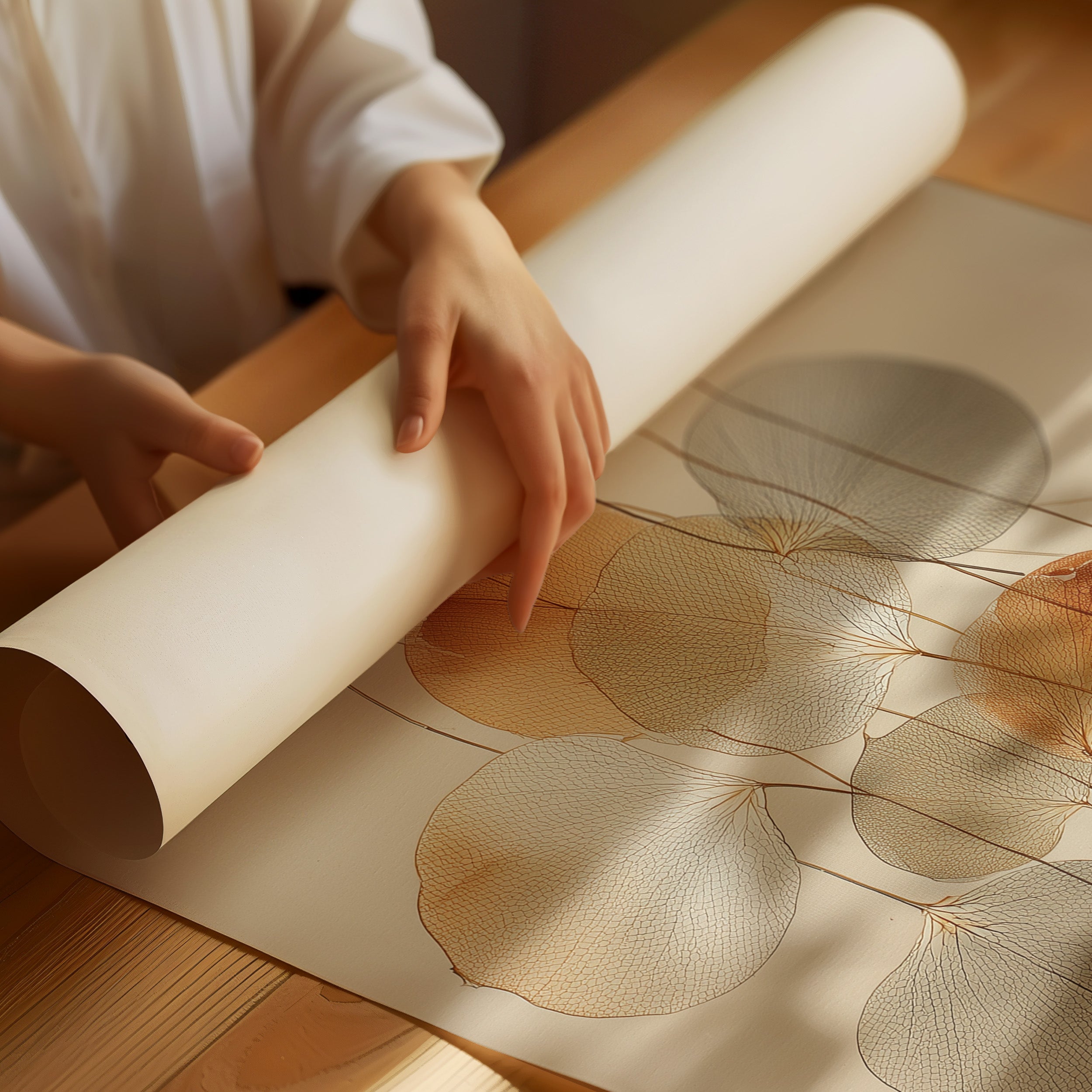 Moonflower Petals Dance In Light