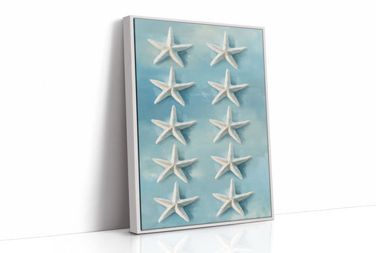 Sea Stars Float On Aqua Tide