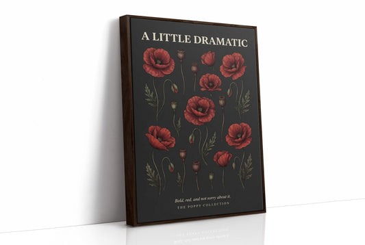 A Little Dramatic: Vintage Poppy Chart
