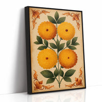 Golden Blooms in Stillness