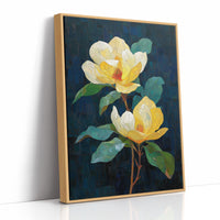 Yellow Magnolias at Midnight