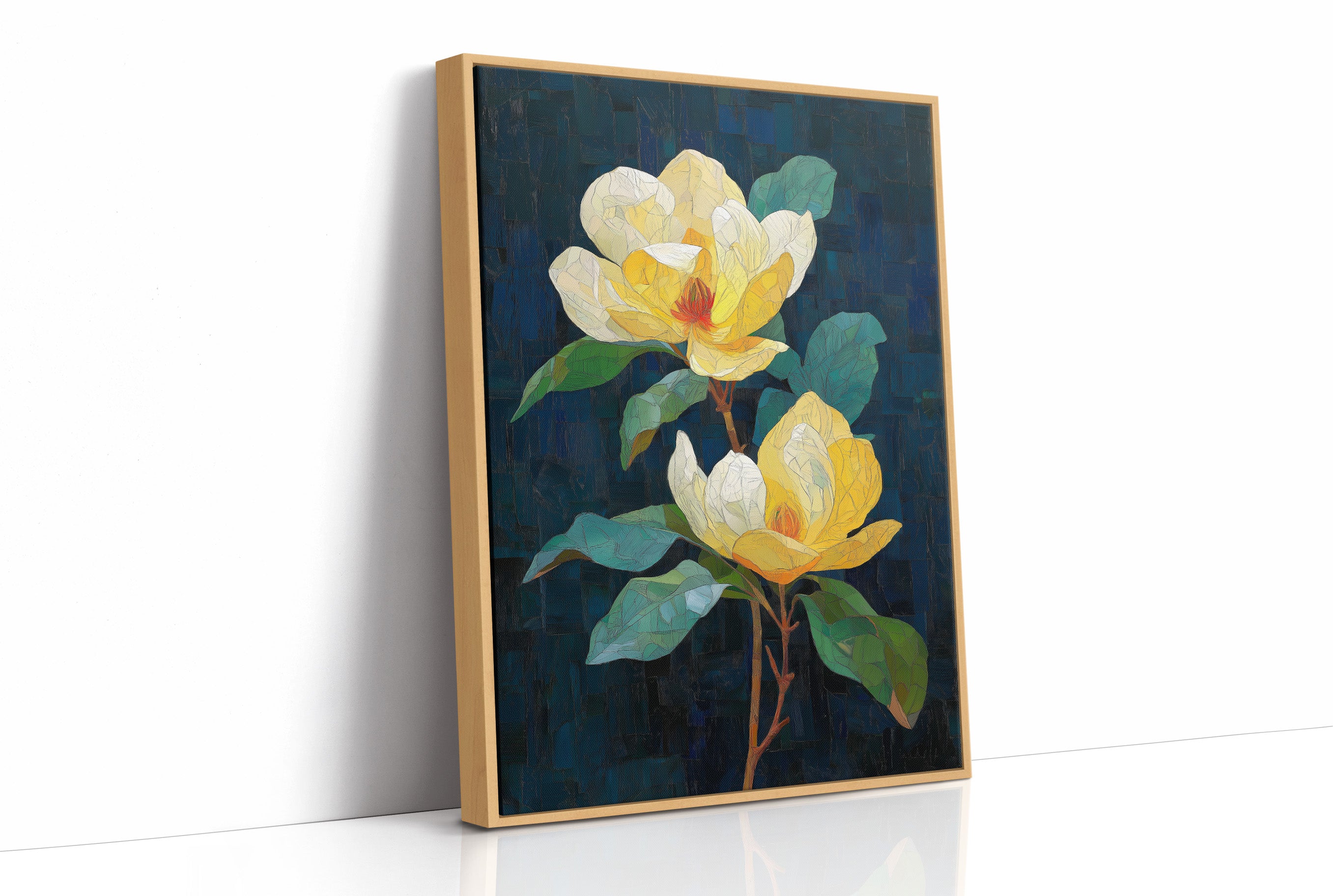Yellow Magnolias at Midnight