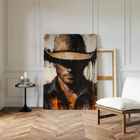 Shadowed Cowboy – Bold Western Expression