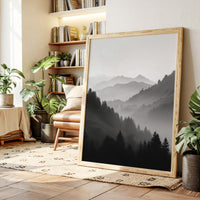 Veil of Mountains in Mist