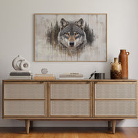Ancient Forest Holds Wolf's Gaze