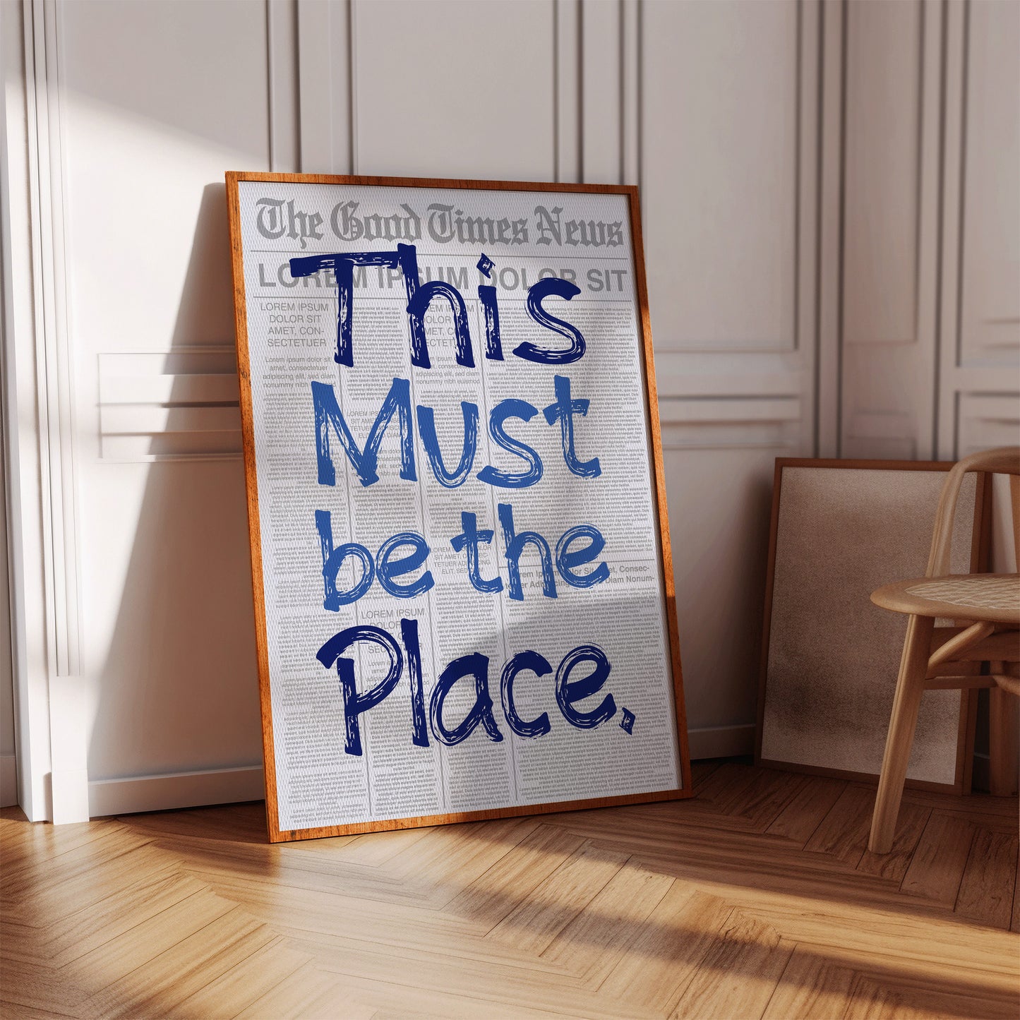 Blue Letters Find Their Home