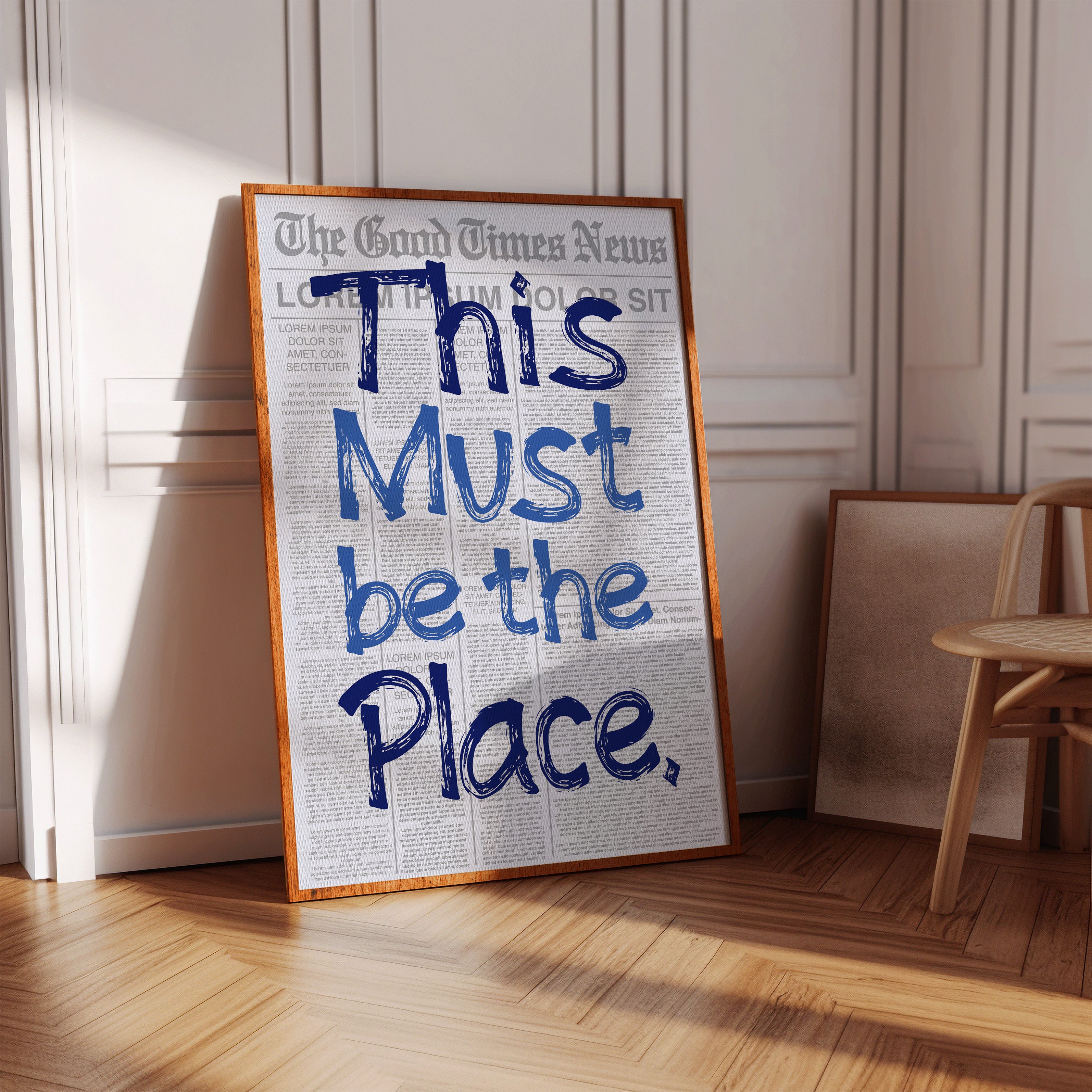 Blue Letters Find Their Home