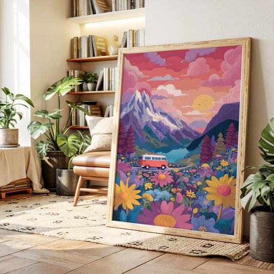 Journey Through Blooming Horizons