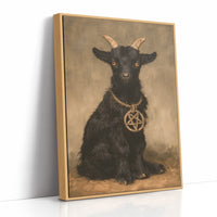 Occult Black Goat Portrait