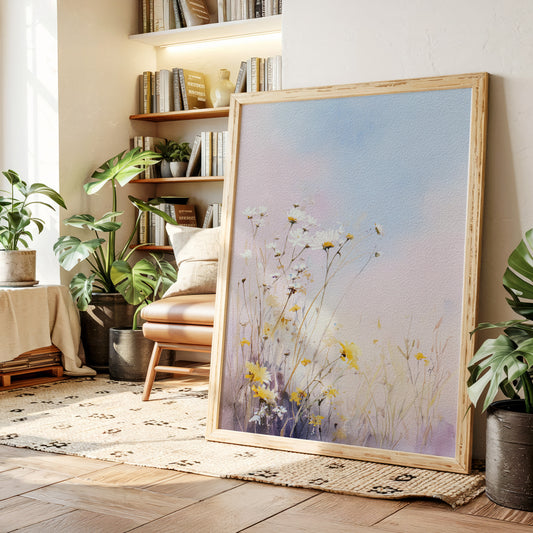 Fields Beneath a Gentle Sky
