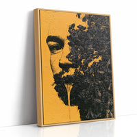 Amber Half Face Decay Art