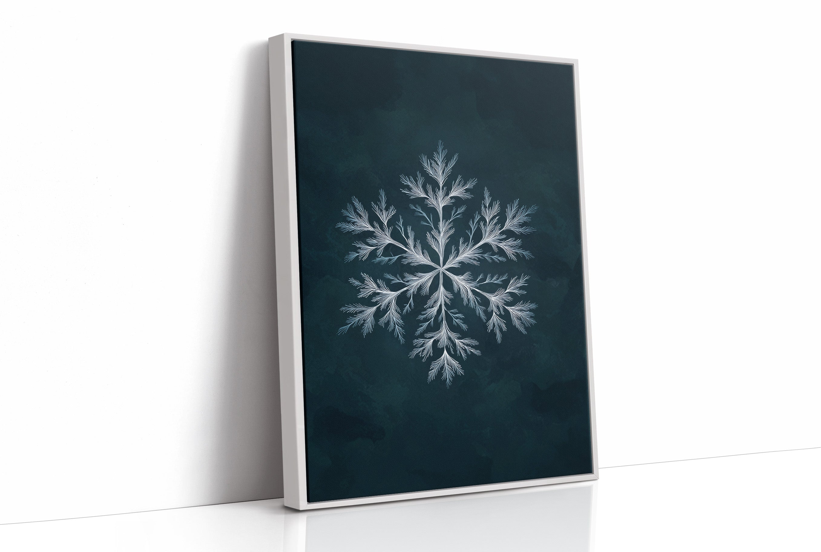 Frost Builds Its Cathedral Slowly