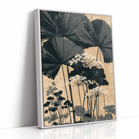 Palm Fronds Over Wild Lace