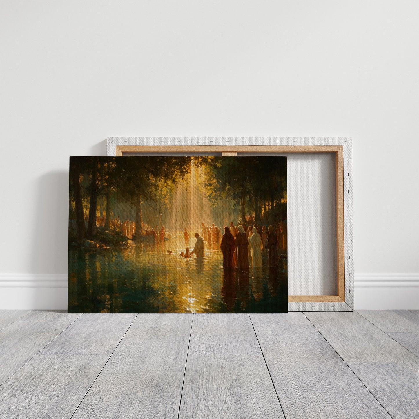 Sacred Waters Bathe Golden Light