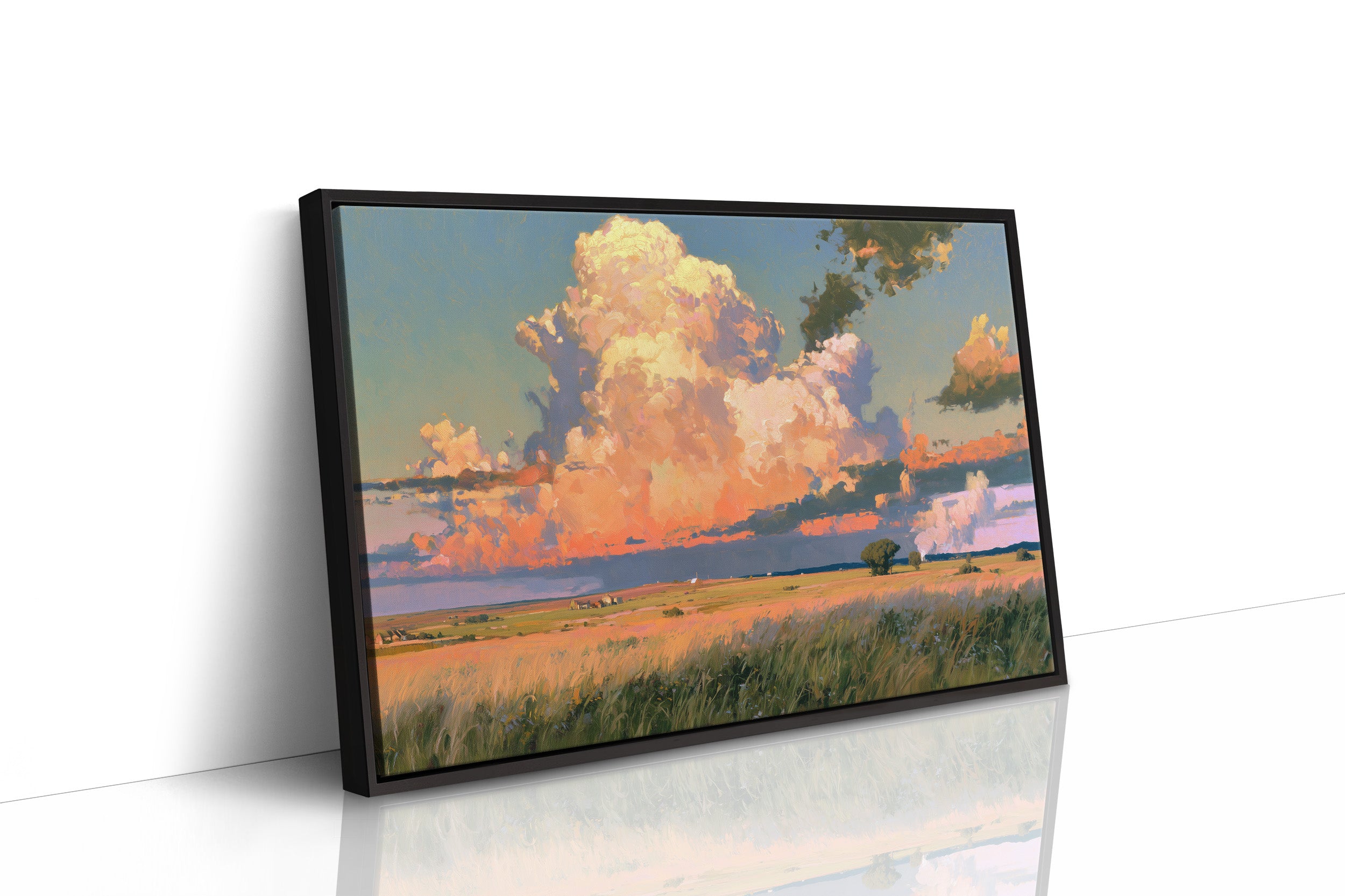 Farmstead Beneath the Blaze