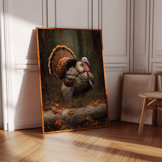 Autumn's Wild Turkey Stands Proud