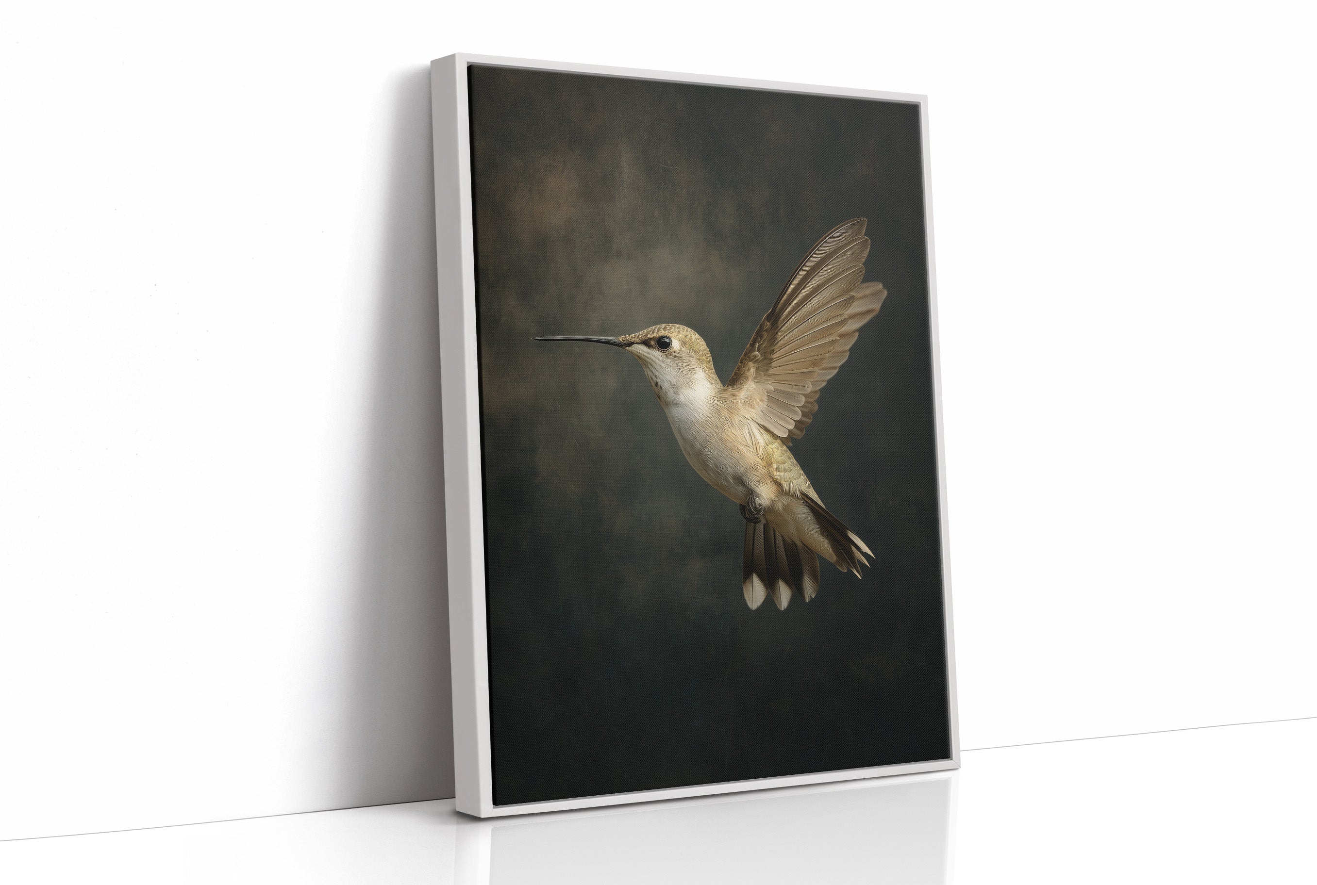 Hovering in Golden Silence