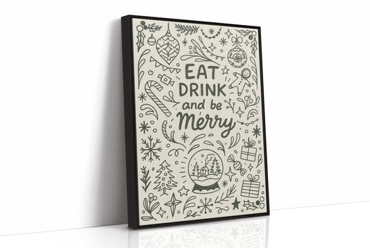 Holiday Cheer In Simple Lines