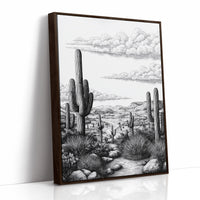 Saguaro Sketches From Desert Paths