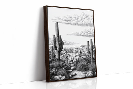 Saguaro Sketches From Desert Paths