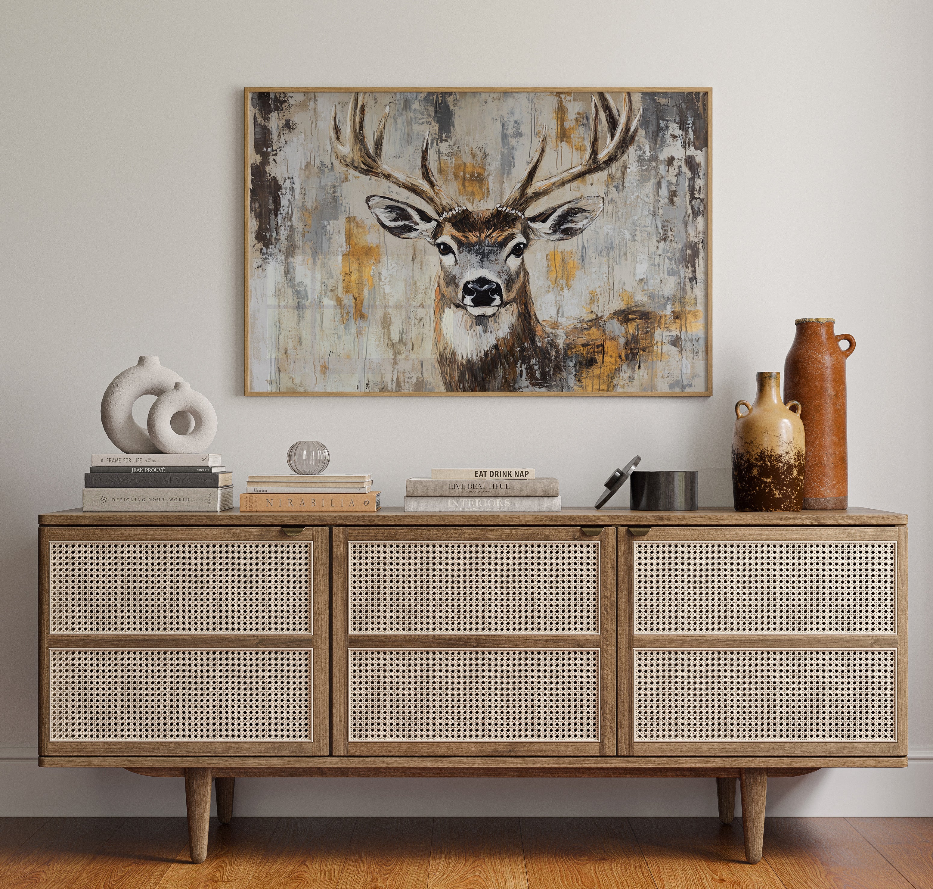 Noble Stag In Golden Light