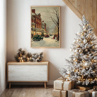 December Streets Remember Simpler Days