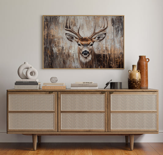 Noble Buck In Winter Light