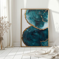 Emerald Echoes in Gold