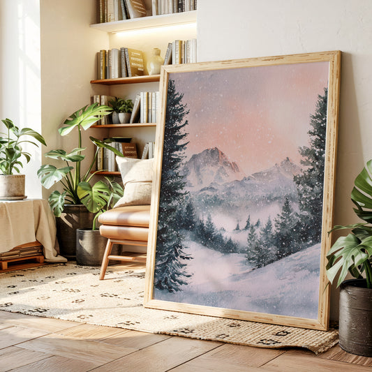 When Mountains Cradle the Snow