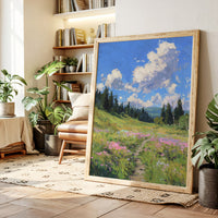Pathway Through Blooming Meadows