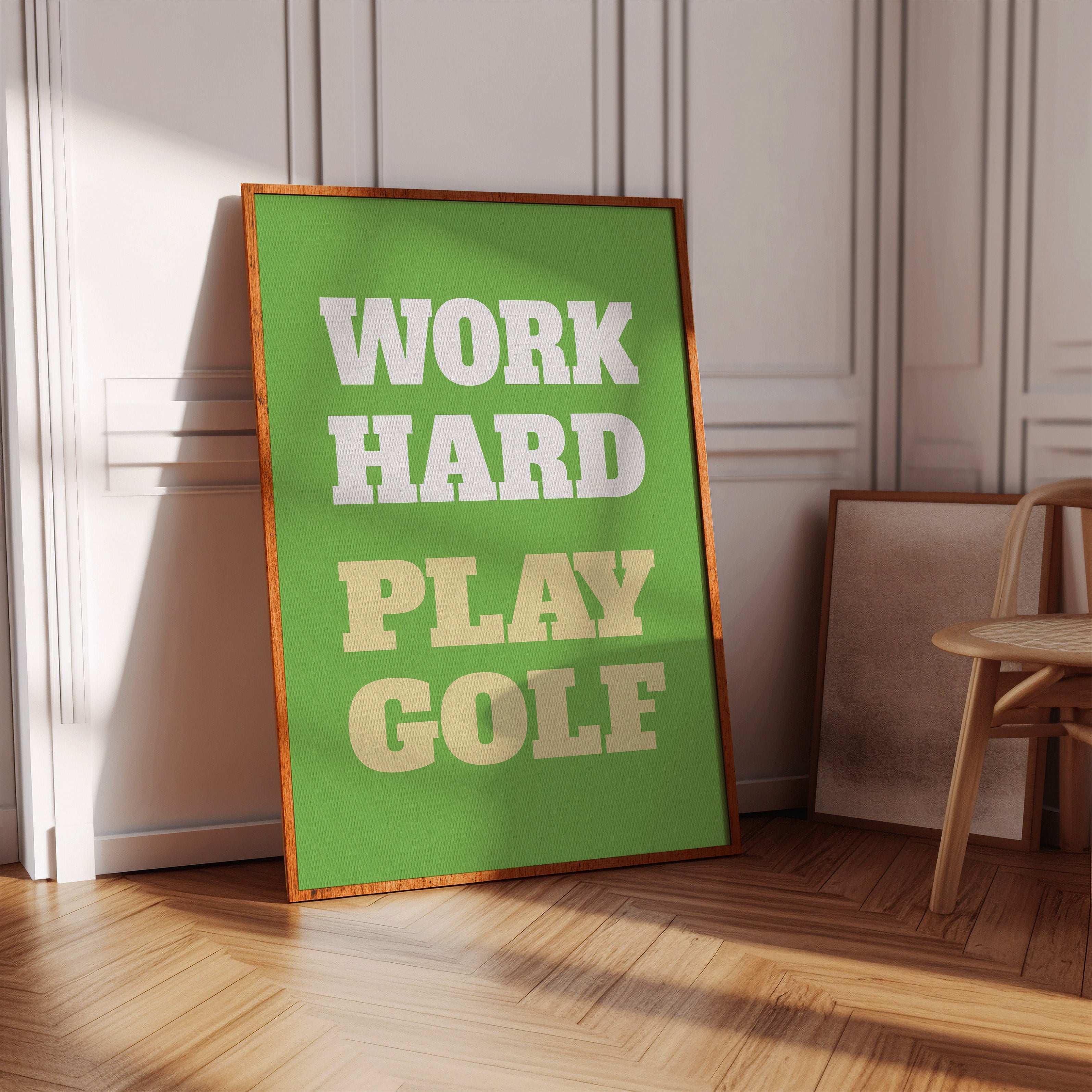 Life Balances On Green Fairways