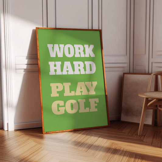 Life Balances On Green Fairways