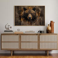 Ancient Forest Holds Bear's Gaze
