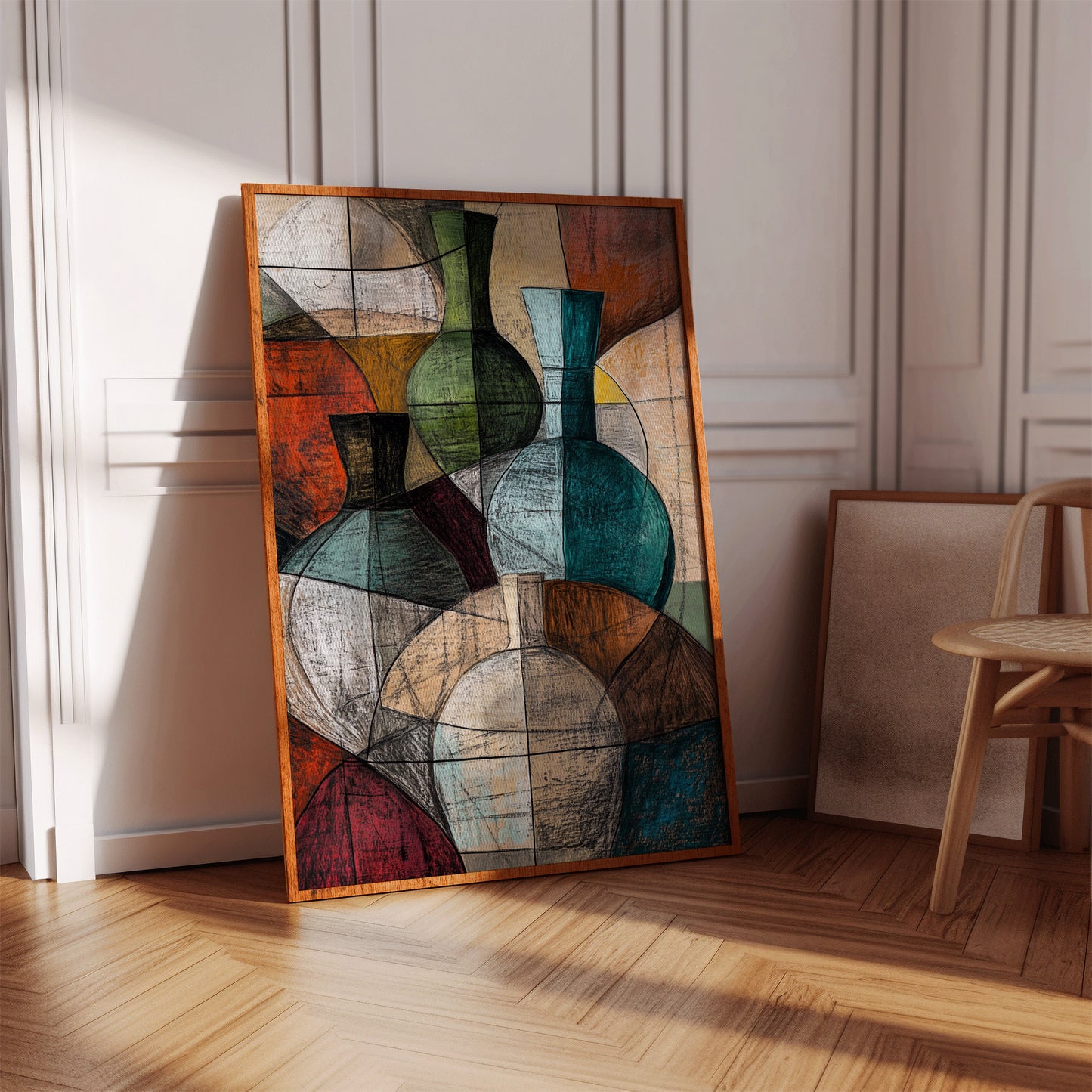 Vessels Dance In Cubist Light