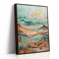 Copper Skies Over Desert Tides