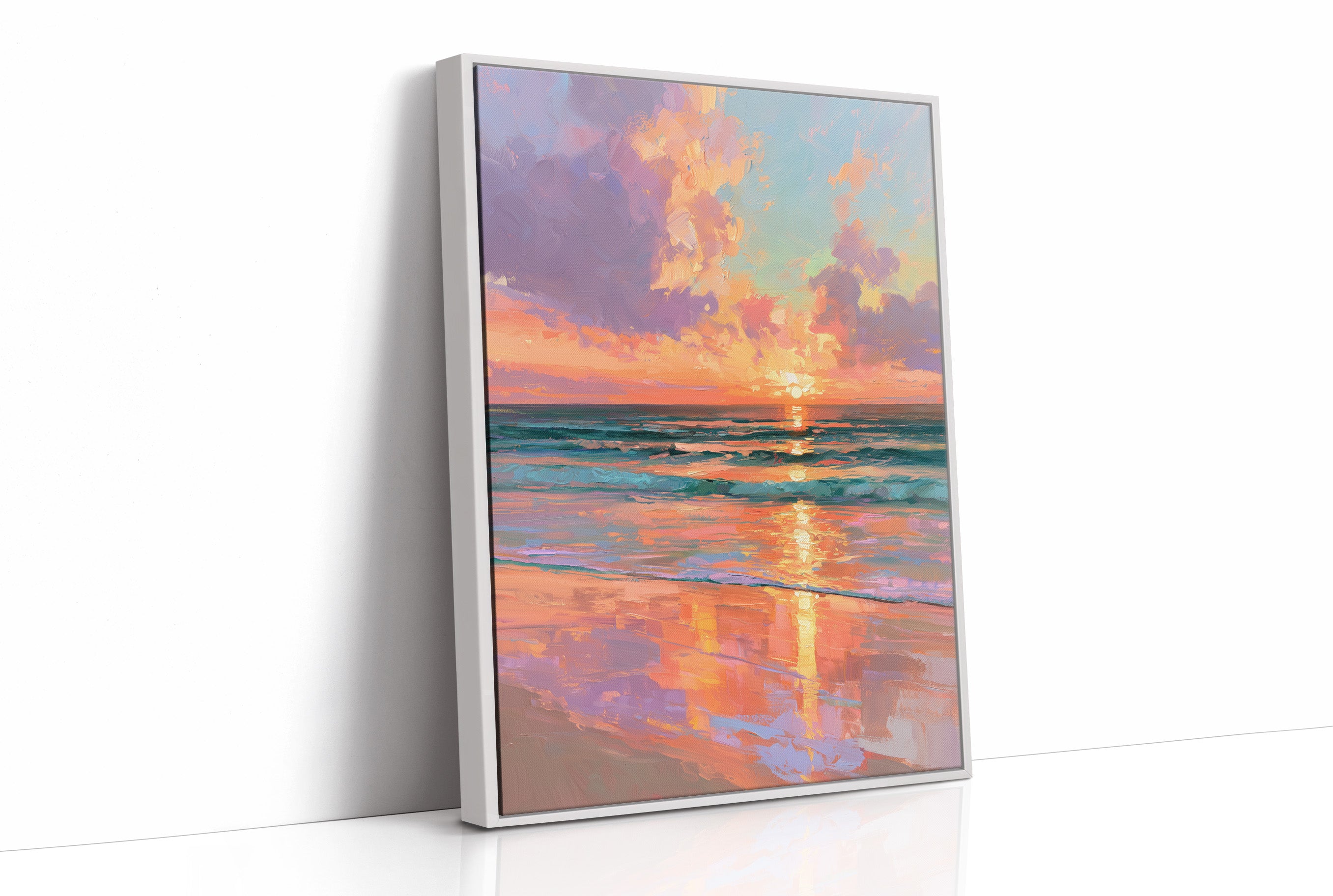 Sky on Fire at the Shore