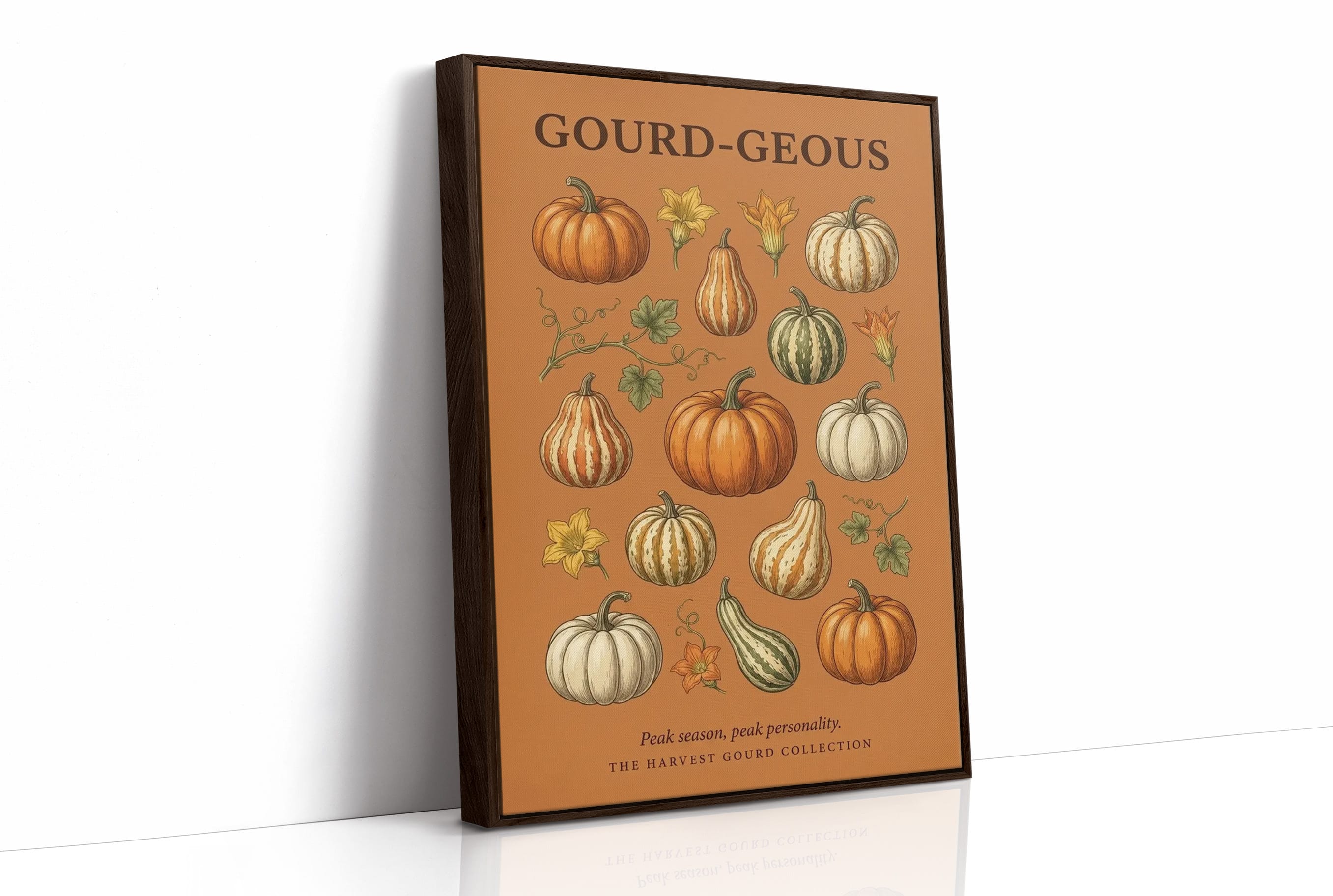 Gourd-geous: Vintage Harvest Gourd Chart