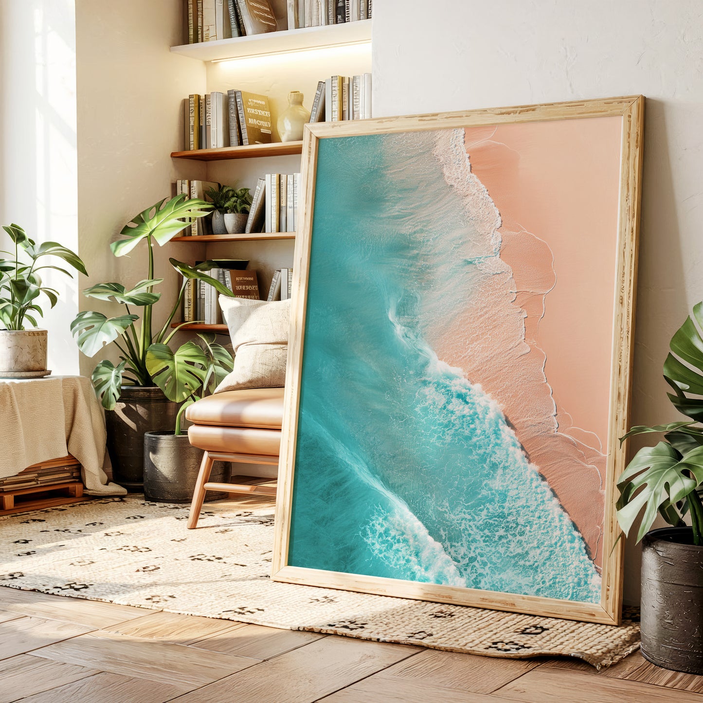 Tides Caress the Warm Sand