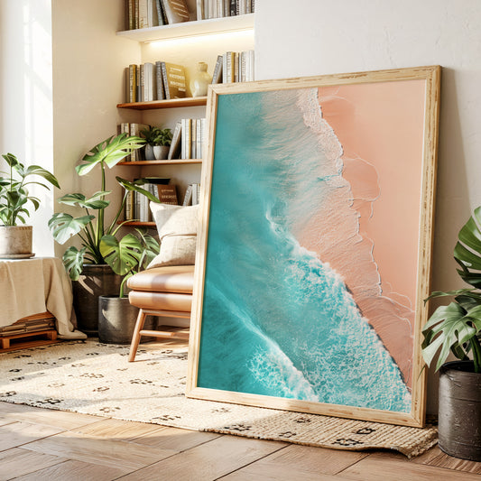 Tides Caress the Warm Sand