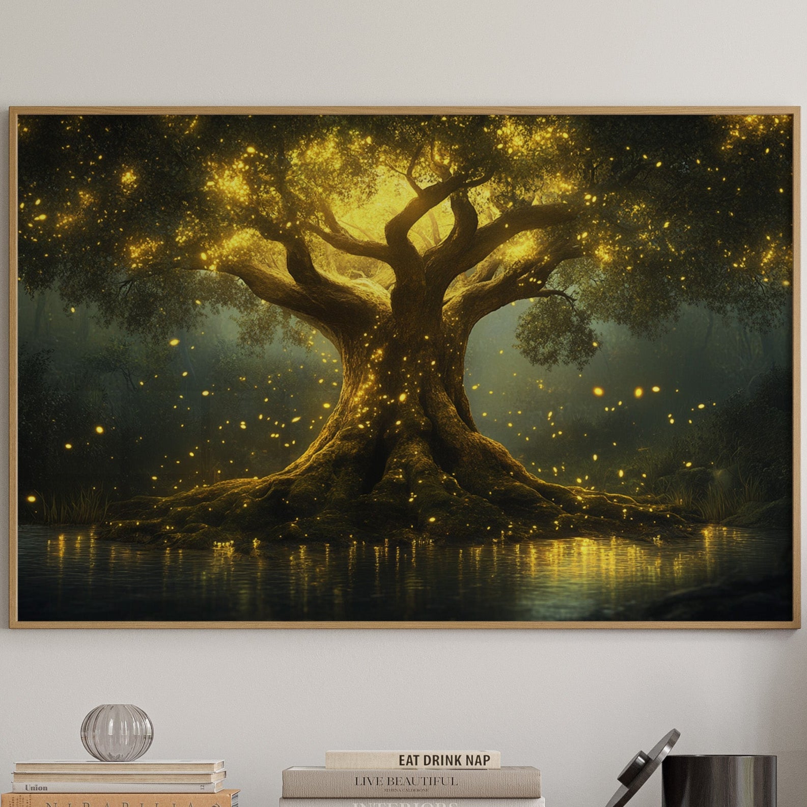 Ancient Light Dances Through Branches