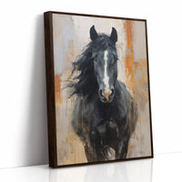 Midnight Gallop Through Amber Fields