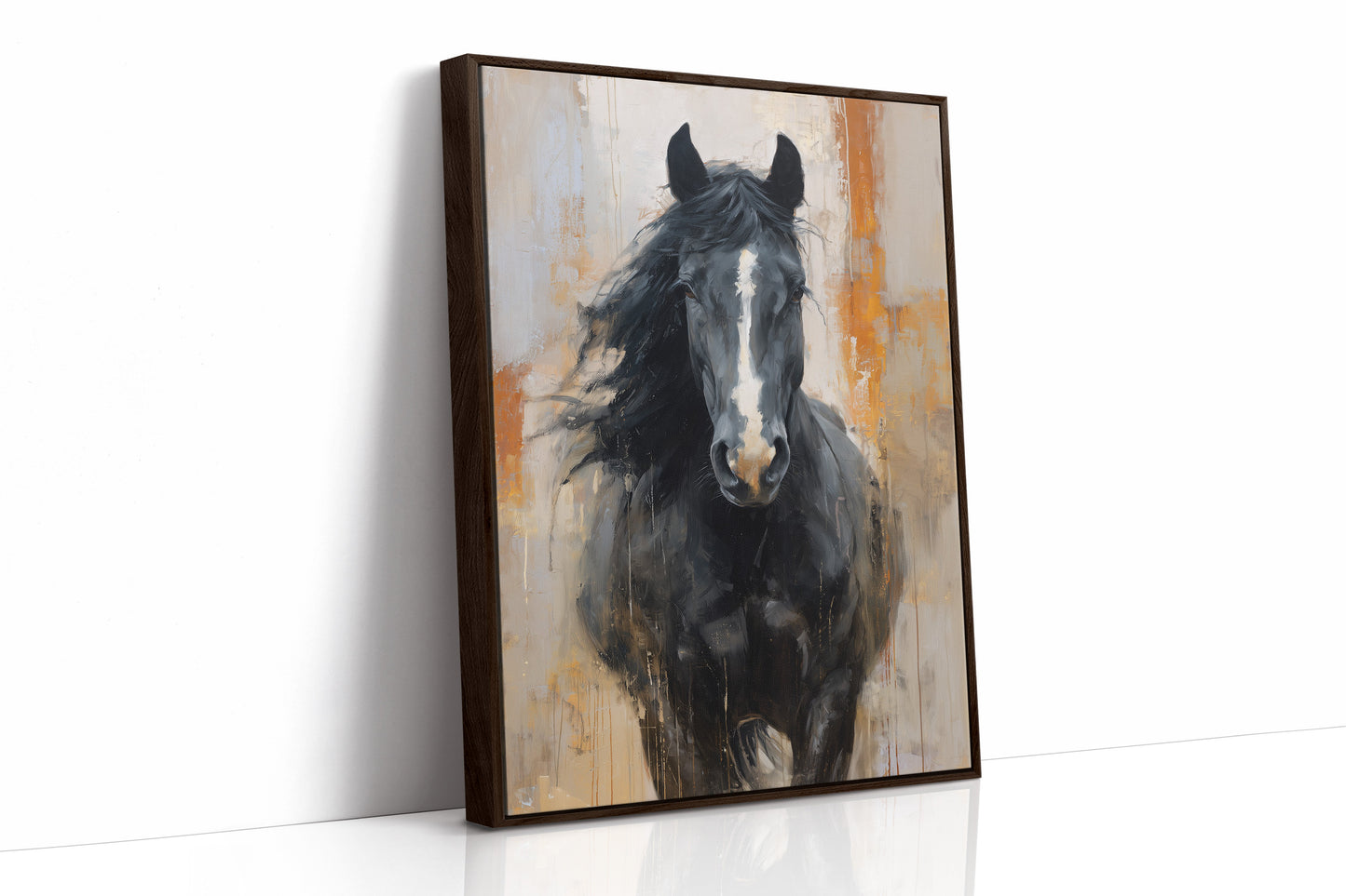 Midnight Gallop Through Amber Fields