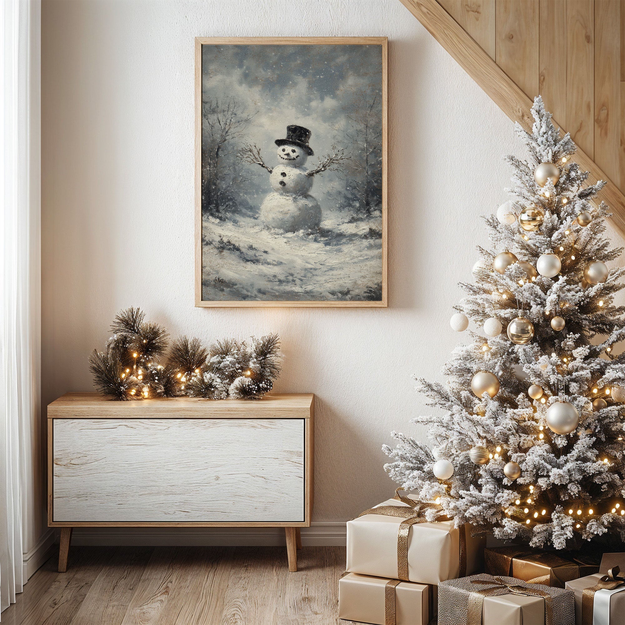Winter's Tale In Gentle Gray
