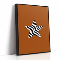 Zebra Star on a Rust Evening