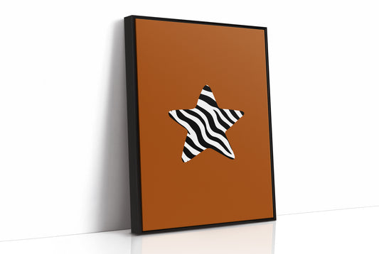 Zebra Star on a Rust Evening