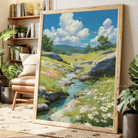 Meandering Through Sunlit Meadows