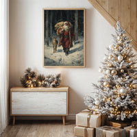 Forest Friends Share Winter's Magic